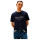 тениска,мъжки,тениски,tommy,hilfiger,center,stack,short,sleeve,t,shirt,blue