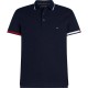 мъжки,блузи,с,яка,tommy,hilfiger,flag,cuff,slim,fit,short,sleeve,polo,desert,sky,(blue)