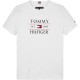 тениска,детски,тениски,tommy,hilfiger,flag,regular,fit,short,sleeve,t,shirt,white