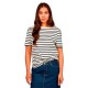 тениска,дамски,тениски,tommy,hilfiger,stripe,regular,fit,short,sleeve,t,shirt,white