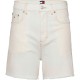 дънки,дамски,панталони,tommy,jeans,bi8194,mom,fit,denim,shorts,white