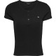 тениска,дамски,тениски,tommy,jeans,dw0dw19502,short,sleeve,t,shirt,black