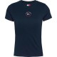тениска,дамски,тениски,tommy,jeans,essential,logo,2,slim,fit,short,sleeve,t,shirt,dark,night,navy,(blue)