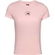 тениска,дамски,тениски,tommy,jeans,essential,logo,2,slim,fit,short,sleeve,t,shirt,pink,(precious,pink)