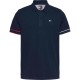 дънки,мъжки,блузи,с,яка,tommy,jeans,flag,cuff,slim,fit,short,sleeve,polo,blue