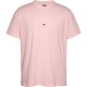 тениска,мъжки,тениски,tommy,jeans,reg,linear,logo,short,sleeve,t,shirt,pink,(precious,pink)