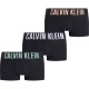 боксерки,мъжко,бельо,calvin,klein,000nb3611a,boxers,3,units,b,pp,punch,white,moonl,jade,lgs,(black)