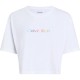 тениска,дамски,пижами,calvin,klein,boxy,pride,short,sleeve,pyjama,t,shirt,white,(classic,white)
