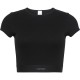 тениска,дамски,пижами,calvin,klein,lv00qs7349,short,sleeve,pyjama,t,shirt,black