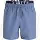 бански,гащета,мъжки,бански,костюми,calvin,klein,jeans,medium,double,wb,swimming,shorts,grisaille,(blue)