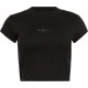 бебешка,тениска,дамски,тениски,calvin,klein,jeans,monogram,baby,short,sleeve,t,shirt,black