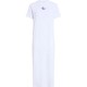 дънки,дамски,поли,и,рокли,calvin,klein,jeans,monologo,short,sleeve,long,dress,white