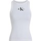 тениска,дамски,тениски,calvin,klein,jeans,monologo,sleeveless,t,shirt,brilliant,white,(white)