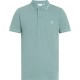 дънки,мъжки,блузи,с,яка,calvin,klein,jeans,tipping,slim,short,sleeve,polo,green,(trooper)