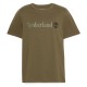 тениска,мъжки,тениски,timberland,kennebec,river,linear,logo,short,sleeve,t,shirt,leaf,green,(brown)