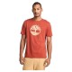 тениска,мъжки,тениски,timberland,kennebec,river,tree,logo,short,sleeve,t,shirt,burnt,henna,(orange)