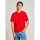 тениска,мъжки,тениски,дамски,тениски,pepe,jeans,connor,contrast,short,sleeve,t,shirt,red,(rugby,red)