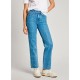 дамски,панталони,pepe,jeans,glitter,straight,fit,high,waist,jeans,blue
