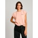 тениска,дамски,тениски,pepe,jeans,lorena,short,sleeve,t,shirt,pink,(washed,pink)