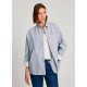 риза,с,дълъг,ръкав,дамски,блузи,дамски,ризи,pepe,jeans,paulas,long,sleeve,shirt,blue