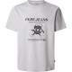 тениска,мъжки,тениски,pepe,jeans,perkins,short,sleeve,t,shirt,light,grey,marl,(grey)