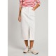 пола,дамски,поли,и,рокли,pepe,jeans,pl901186,midi,denim,skirt,white