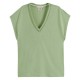 тениска,дамски,тениски,scotch,&,soda,u9a00648t,short,sleeve,v,neck,t,shirt,pistachio,(green)