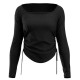 тениска,дамски,тениски,joma,u,tribe,long,sleeve,t,shirt,black,(black)