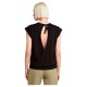 тениска,дамски,тениски,g,star,open,back,loose,short,sleeve,t,shirt,dark,black