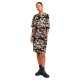 рокля,дамски,поли,и,рокли,g,star,sprayed,letters,loose,short,sleeve,dress,black