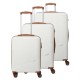 куфари,travelite,bali,4w,l,m,s,trolley,bag,white,cognac,(white)