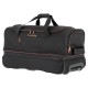 сак,сакове,travelite,basics,55cm,expandable,51,64l,wheeled,duffle,bag,black
