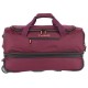 сак,сакове,travelite,basics,55cm,expandable,51,64l,wheeled,duffle,bag,red,(dark,red)