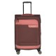 куфари,travelite,viia,4w,m,70,80l,trolley,bag,brown,(rosé)