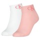 чорапи,дамски,чорапи,calvin,klein,jeans,quarter,monogram,socks,2,pairs,peach,(white,pink)
