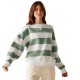 блуза,дамски,блузи,regatta,avika,ii,sweatshirt,glacier,white,stripe,(white)