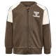 блуза,детски,блузи,hummel,herman,full,zip,sweatshirt,brown