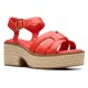сандали,дамски,сандали,и,чехли,clarks,shoes,coledale,strap,sandals,red,(tan,leather)