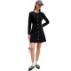 рокля,дамски,поли,и,рокли,hugo,karema,1,10266951,long,sleeve,short,dress,black