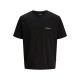 тениска,мъжки,тениски,jack,&,jones,split,back,short,sleeve,t,shirt,black,(black)