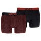 боксерки,мъжко,бельо,levi´s,®,herringbone,aop,boxers,2,units,red,combo,(red,black)