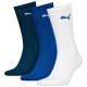 чорапи,мъжки,чорапи,puma,7312,crew,socks,3,pairs,blue,combo,(white,blue)