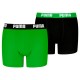 боксерки,детско,бельо,puma,everyday,basic,boxers,2,units,green,black,(green)