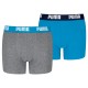боксерки,детско,бельо,puma,everyday,basic,boxers,2,units,grey,mélange,blue,(blue,grey)