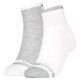чорапи,дамски,чорапи,puma,heritage,toe,quarter,socks,2,pairs,white,grey