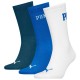 чорапи,мъжки,чорапи,puma,logo,crew,socks,3,pairs,blue,combo,(white,blue)