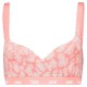 дамски,бански,костюми,puma,printed,padded,bikini,top,coral,(pink)