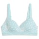 дамски,бански,костюми,puma,printed,padded,bikini,top,blue,(mint)