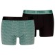 боксерки,мъжко,бельо,puma,printeds,boxers,2,units,dark,sage,black,(green,black)