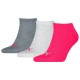 чорапи,мъжки,чорапи,puma,sneaker,plain,socks,3,pairs,middle,grey,melange,pink,(grey,pink)
